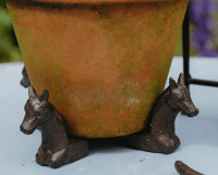 Image 5 of Rustic Horse Pot Feet - Set of 3