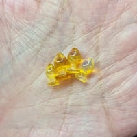 Image 1 of MINI PLUGS YELLOW SWIRL XTRA SMALL