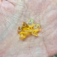 Image 1 of MINI PLUGS YELLOW SWIRL 