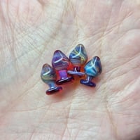 Image 1 of Copy of MINI PLUGS DARK PURP SWIRLS