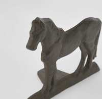 Image 2 of Rustic Horse Door Stop