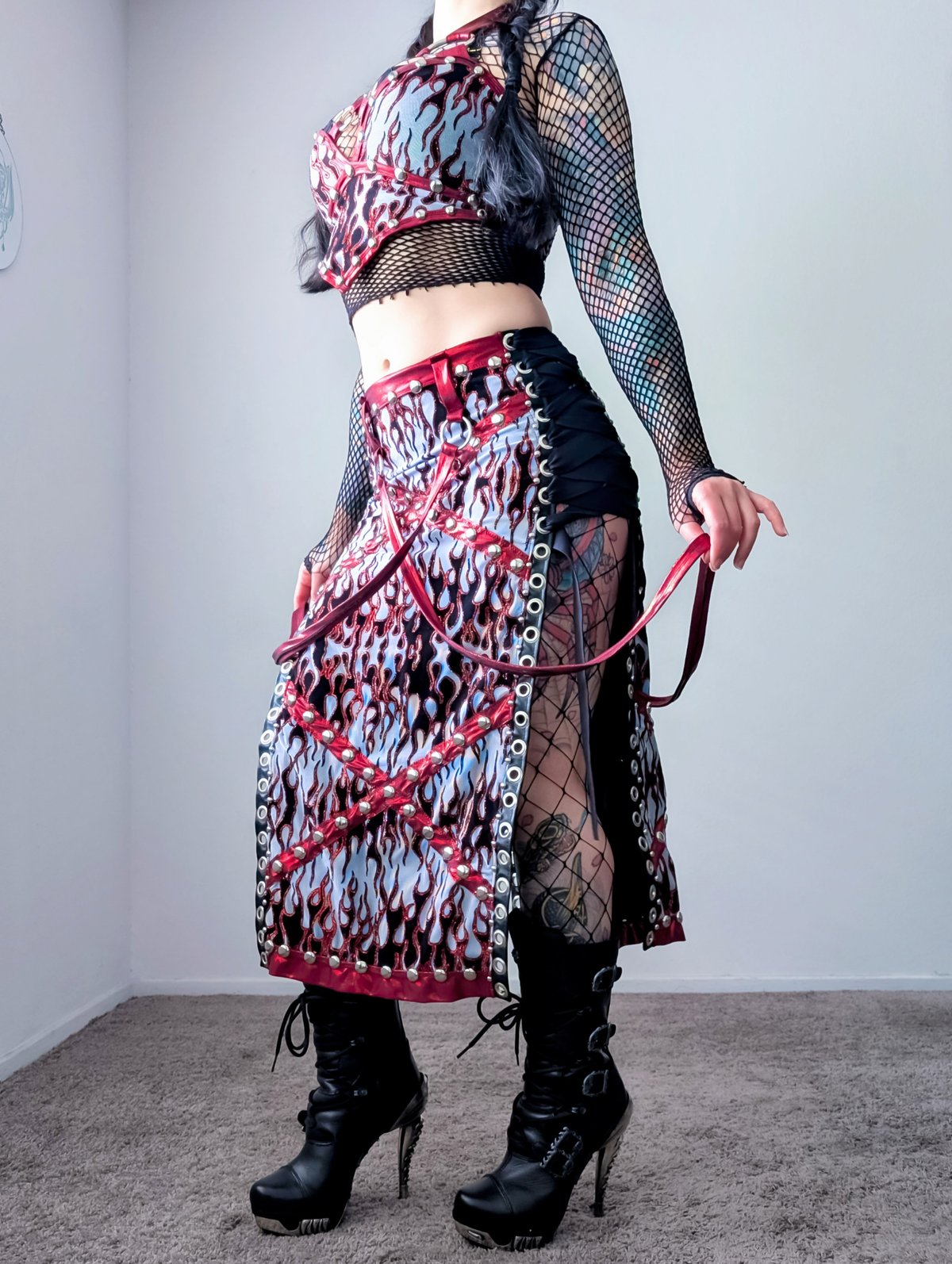 Scorched Earth Maxi Skirt