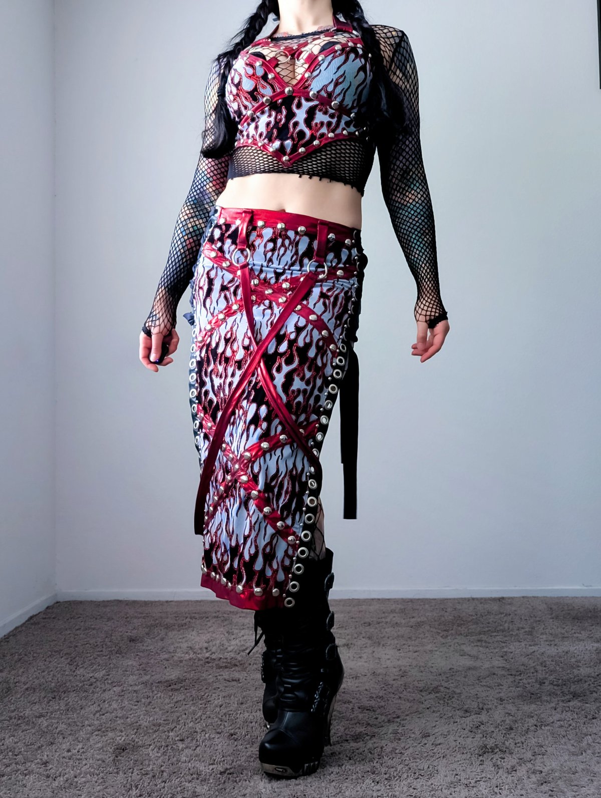 Scorched Earth Maxi Skirt