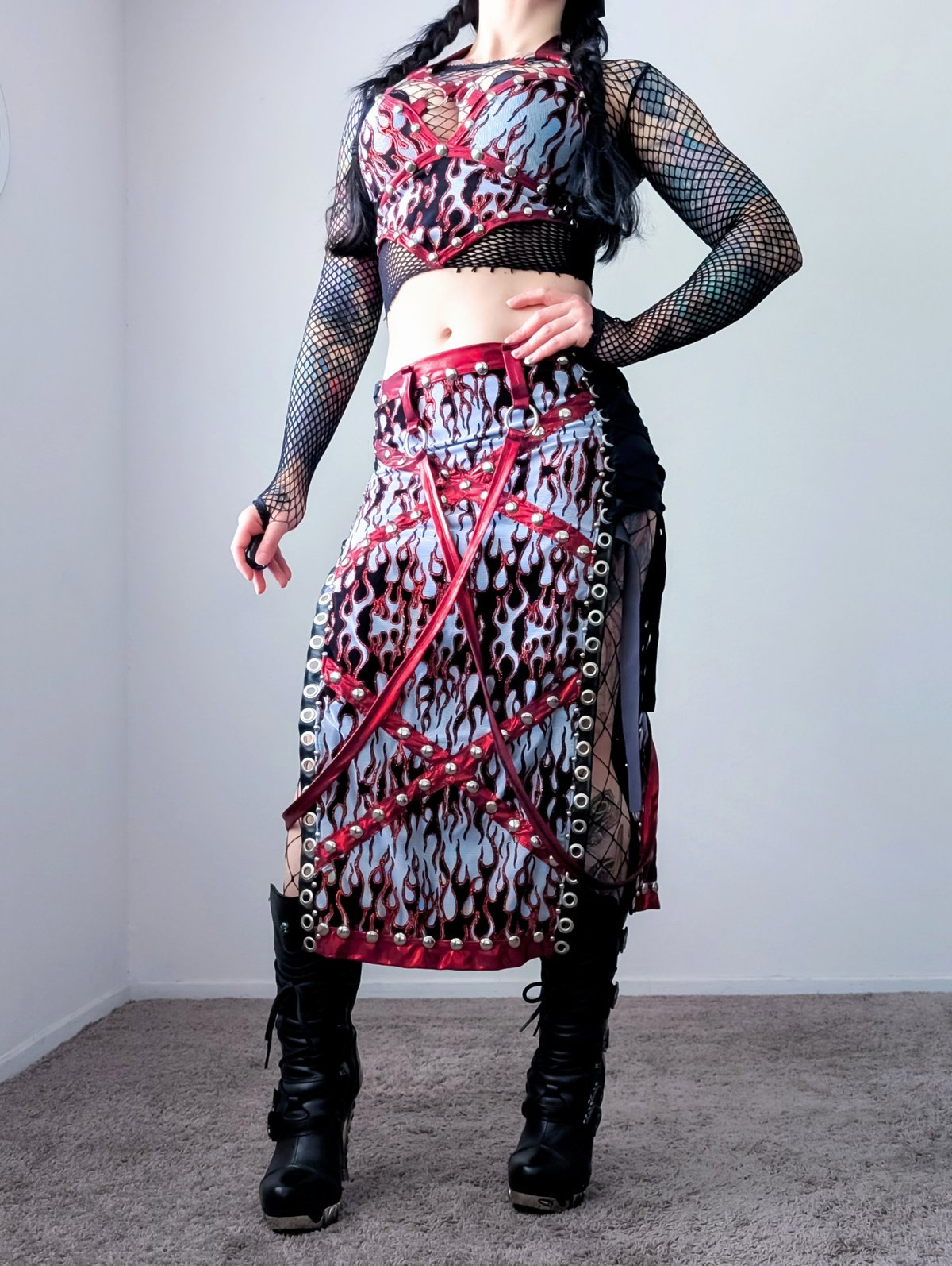 Scorched Earth Maxi Skirt