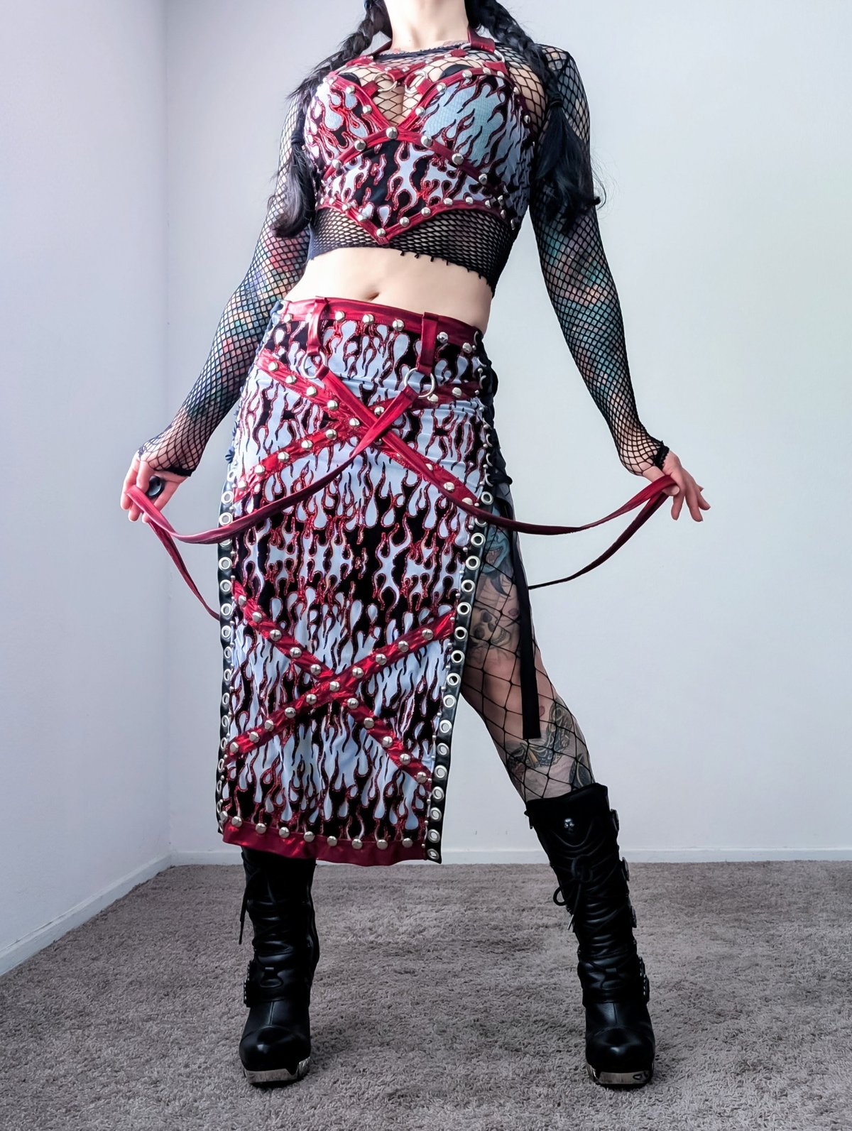 Scorched Earth Maxi Skirt