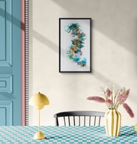 Image 3 of Teal Dutch Explosion-Abstract Fine Art Print