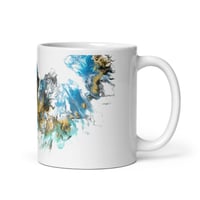 Image 5 of Teal Dutch Explosion-Abstract Fine Art Print