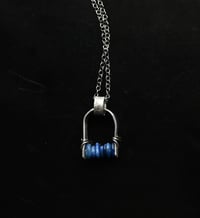 Image 1 of Soothing Silver Kyanite Necklace