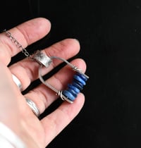 Image 3 of Soothing Silver Kyanite Necklace