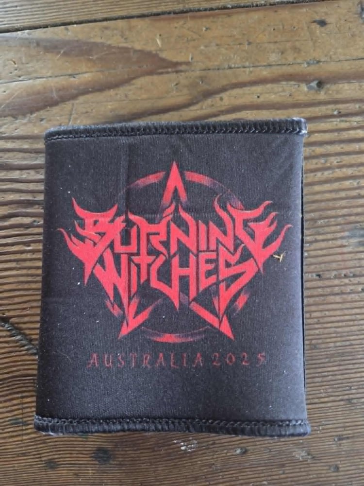 Image of BURNING WITCHES - Australian Tour Beer Cooler - ONLY 1 IN STOCK