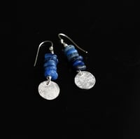 Image 1 of Soothing Silver Kyanite Earrings