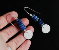 Image 2 of Soothing Silver Kyanite Earrings