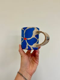 Image 1 of ** MADE TO ORDER ** SLAB MUG - FLOWER