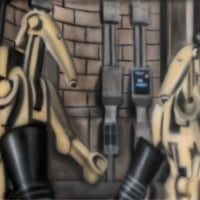 Image 1 of Lego Droids Painting