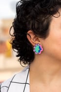 Pendientes Jump Flor Bipolar pastel