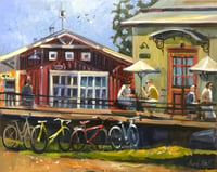 Beachside cafe, Lahti, Finland