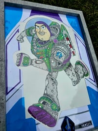 Image 1 of Ornate buzz framed original 