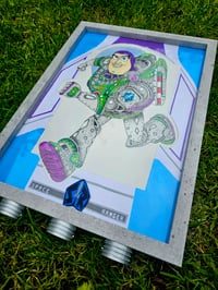 Image 3 of Ornate buzz framed original 