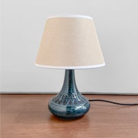 Image 1 of Søholm 1213 Blue Stoneware Table Lamp