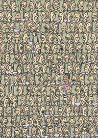 "A Lot Of Buzz Around Lenny" A5 Print