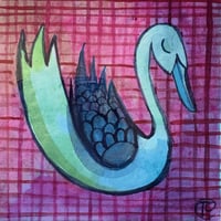  Tiny Swan 'Gingham'
