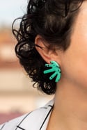 Pendientes Jump alga mint pequeña