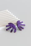 Pendientes Jump alga morada pequeña