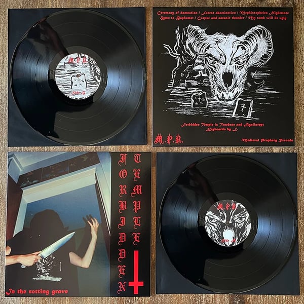 Image of FORBIDDEN TEMPLE In the Rotting Grave LP repress