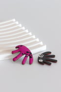 Pendientes Jump alga fucsia pequeña
