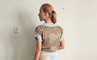 Image 2 of Flowers Knit Vest