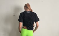 Image 2 of Scrunchie Cute But Virgo Tee Black