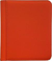 Image 3 of 4-Pocket Zippered Toploader Binder - Diamond Texture [Choose Your Color]