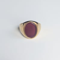 Image 2 of Red Onyx Signet Ring