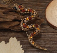 Image 5 of Diamond Snake Brooch 