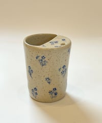 Image 1 of Blue Floral Tumbler - 01