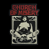CHURCH OF MISERY LASER CUT PATCH