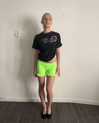 Image 1 of Ruffles Shorts Neon Green