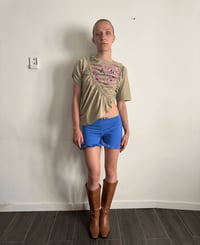 Image 1 of Ruffles Shorts Blue
