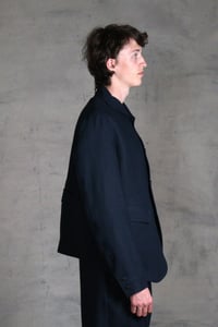 Image 4 of Orbal Jacket Linen - Dark Navy