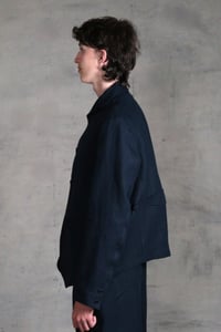 Image 9 of Orbal Jacket Linen - Dark Navy