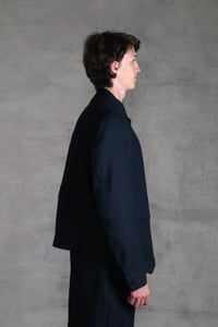 Image 3 of Orbal Jacket Linen - Dark Navy