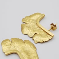 Image 4 of Golden Medusa Earrings II