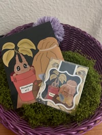 Image 1 of Pack ilustración y marcapáginas de Herbología 