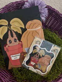 Image 4 of Pack ilustración y marcapáginas de Herbología 
