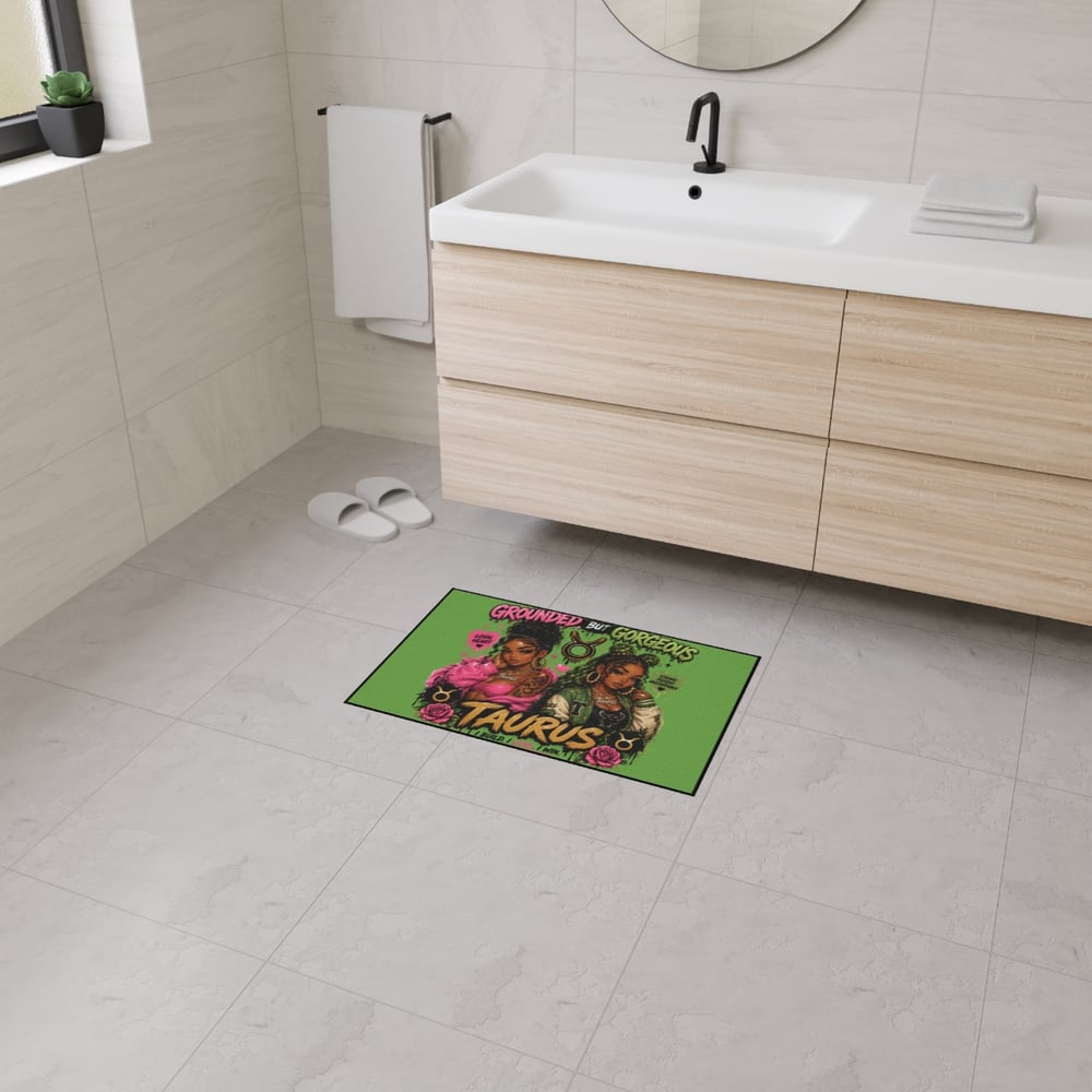 Image of Taurus Grounded But Gorgeous Floor Mat — Zodiac Heavy-Duty Door Rug