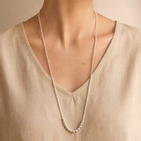 Image 1 of Long sautoir argent J’adore