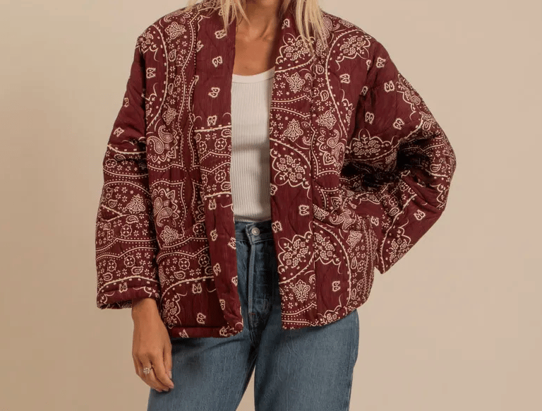 They're Back! The Quilted Jackets in 4 Bandana Colors (and Stripes)  - Image 5 of 8