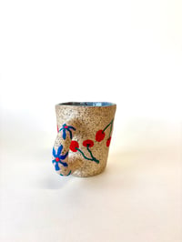 Image 2 of ** MADE TO ORDER ** CHERRIES MUG - pinched