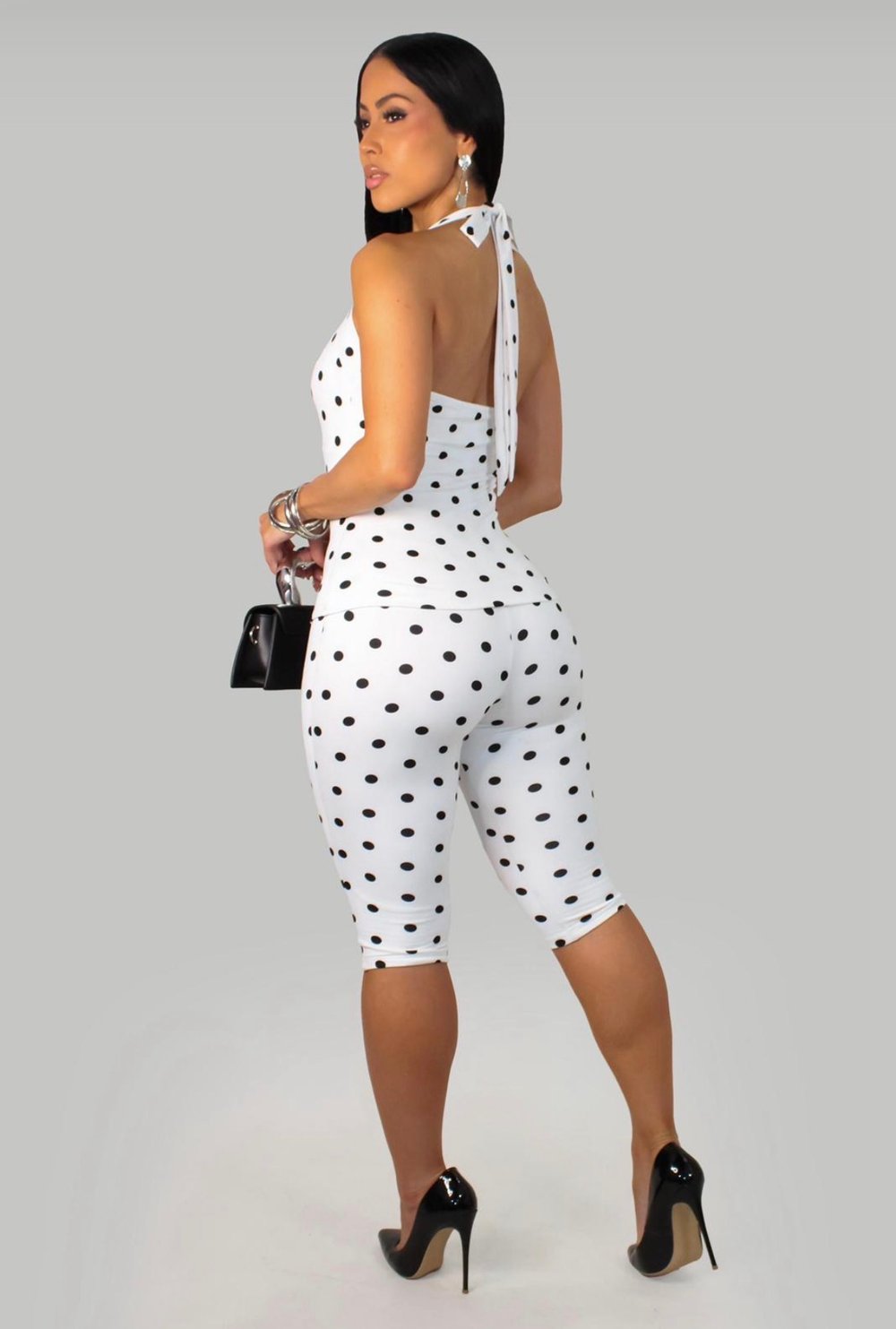 Image of SPOTTED SET-white 