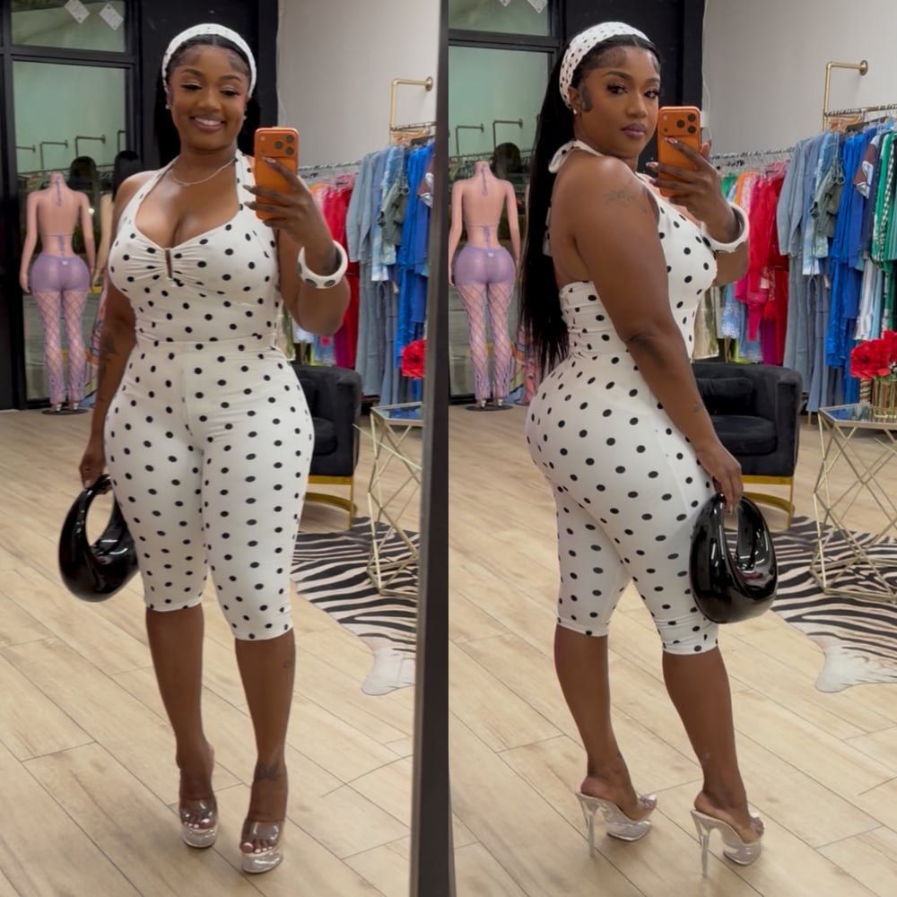 Image of SPOTTED SET-white 